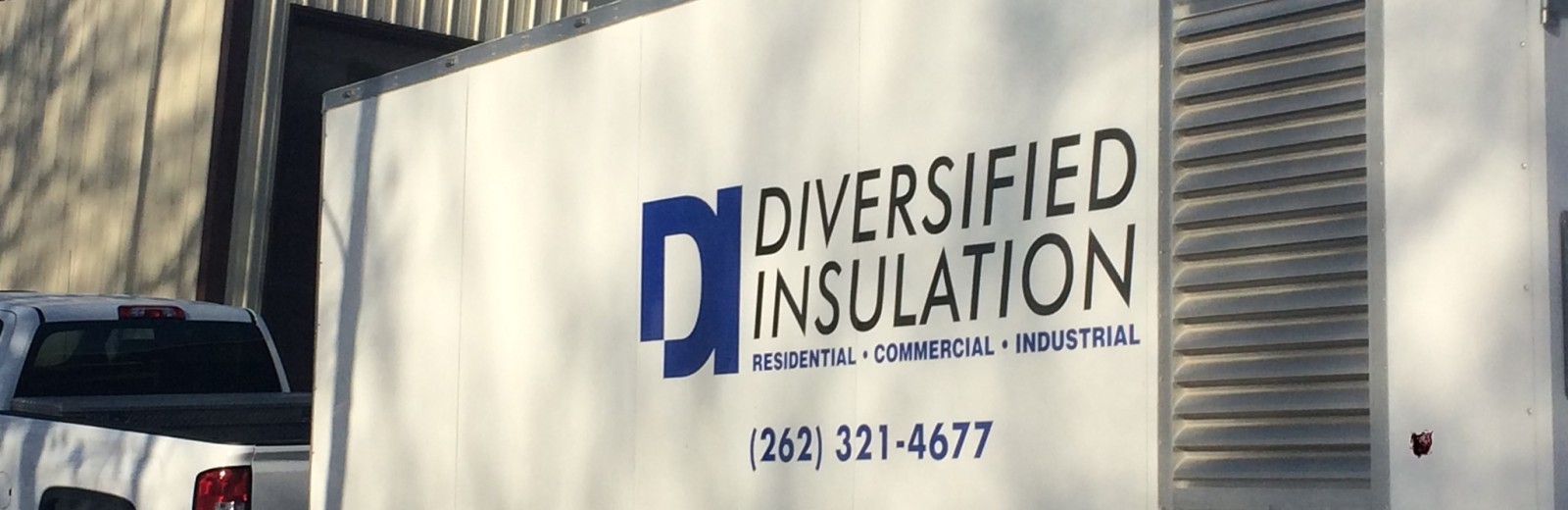 Diversified Insulation Truck At A Job Site